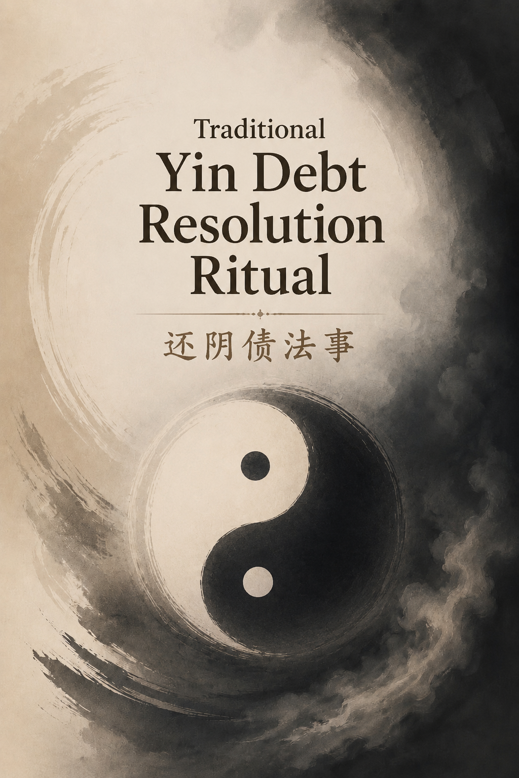 Traditional Taoist Yin Debt Resolution Ritual (还阴债法事)
