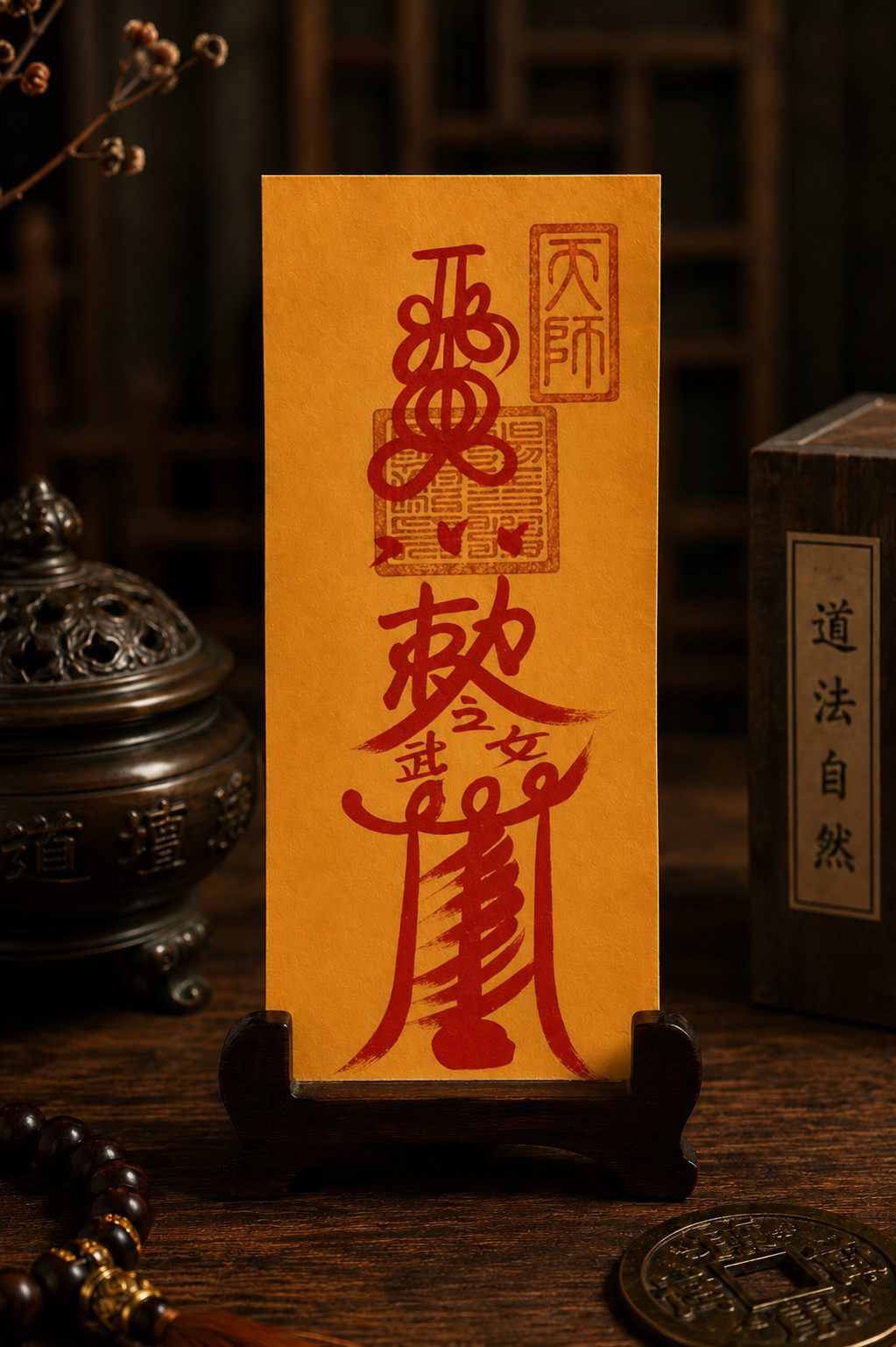 Taoist Career Success Talisman (Fu) 升官符