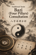 Traditional Taoist Bazi（Four Pillars ）Consultation 八字命理分析