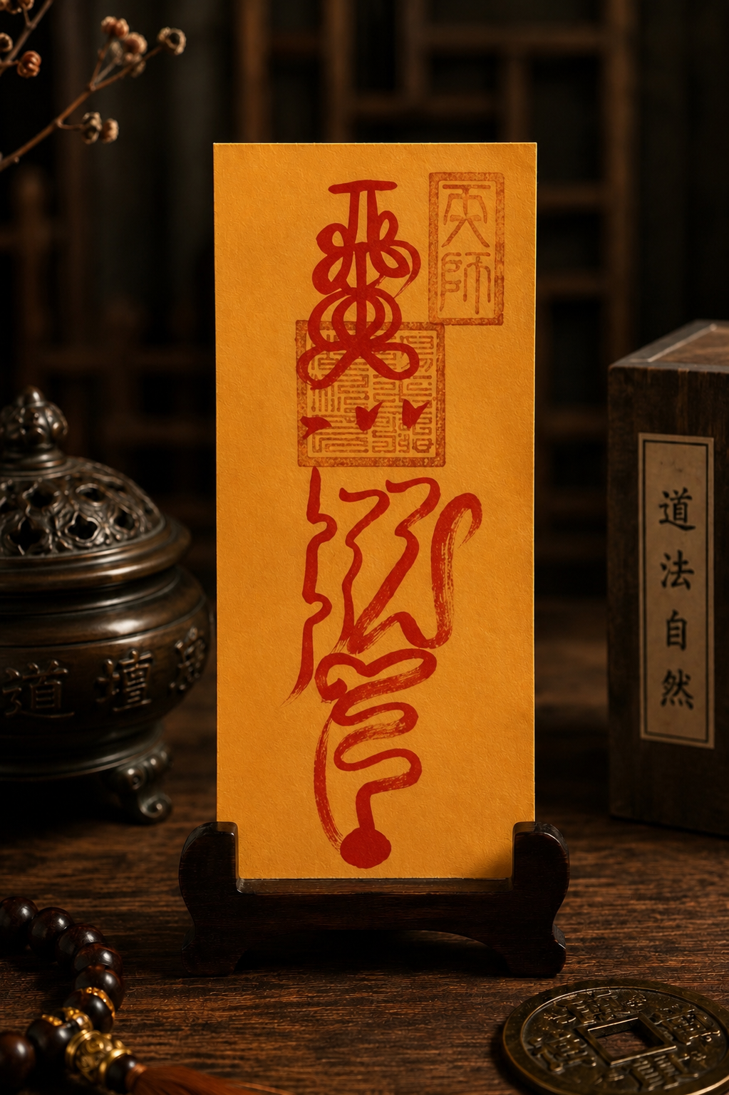 Taoist Health & Wellness Talisman (Fu) 祛病符